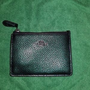 Coach metallic key/card holder